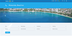 Desktop Screenshot of makarskabeaches.com