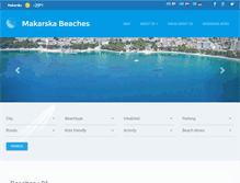 Tablet Screenshot of makarskabeaches.com